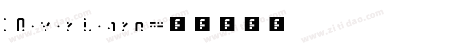 I Never Learn字体转换